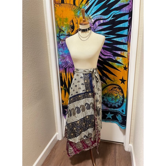 🌈 Gorgeous Vintage boho paisley skirt - Picture 8 of 15